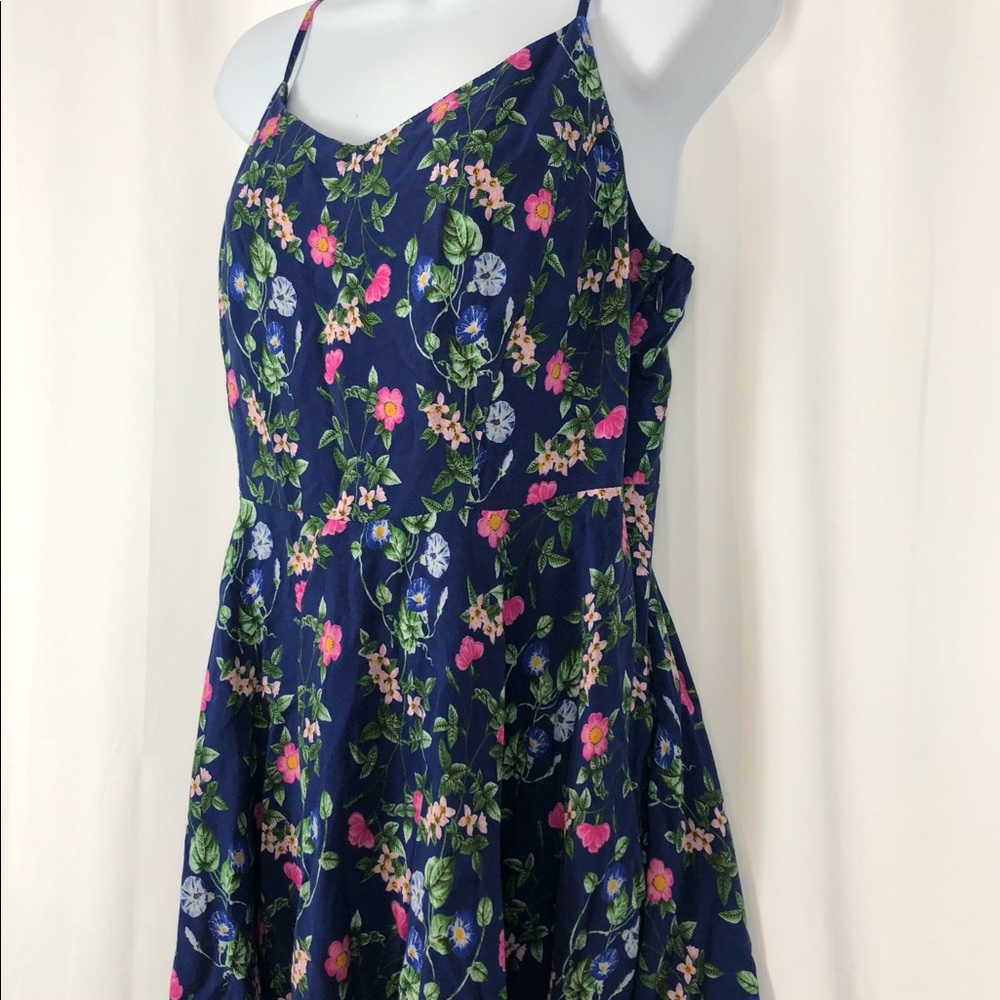 Old Navy floral spaghetti strap mini sundress L - Picture 5 of 15